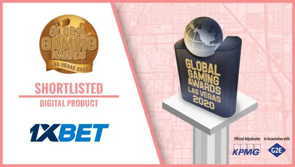 1xBet reçoit la nomination très convoitée aux Global Gaming Awards