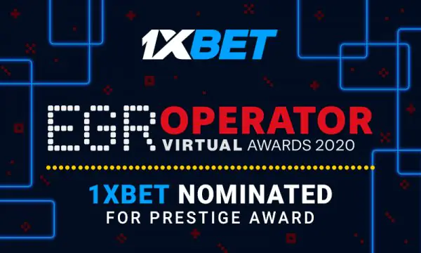 1xBet nominated by EGR Operator Awards