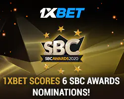 SBC Awards: 1xBet nominated for “Best Affiliate Program” and in five other categories