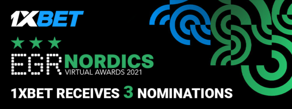 Penghargaan Virtual EGR Nordics Mengakui 1xBet dengan 3 Nominasi