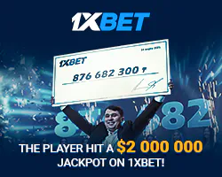 1xBet player wins over $2 million on a 44-event accumulator
